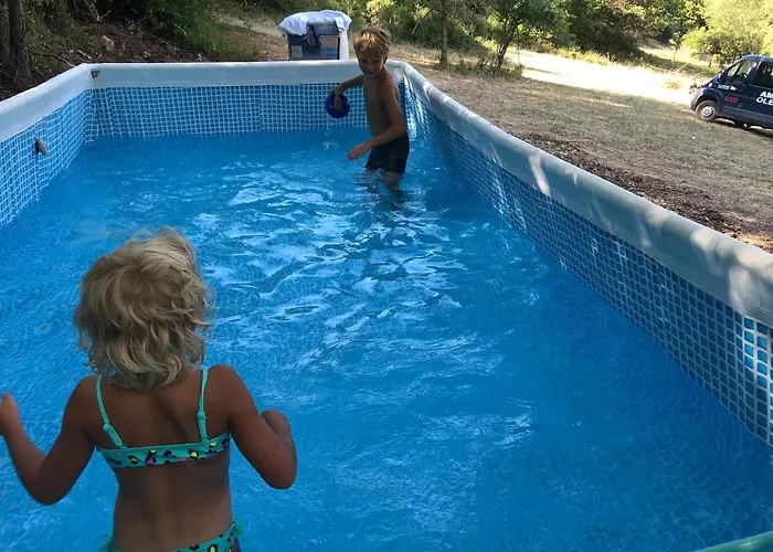 Luxuszelt Romantic Treehouse Yurt In Nature Reserve With Jacuzzi