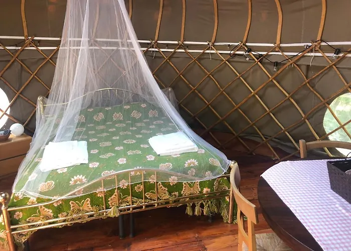 Romantic Treehouse Yurt In Nature Reserve With Jacuzzi Anversa Degli Abruzzi
